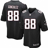 Nike Men & Women & Youth Falcons #88 Tony Gonzalez Black Team Color Game Jersey,baseball caps,new era cap wholesale,wholesale hats